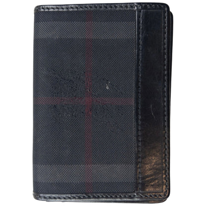 Vintage 2000s Burberry Nova Check Card Holder | O/S, Black