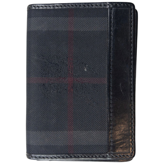 Vintage 2000s Burberry Nova Check Card Holder | O/S, Black