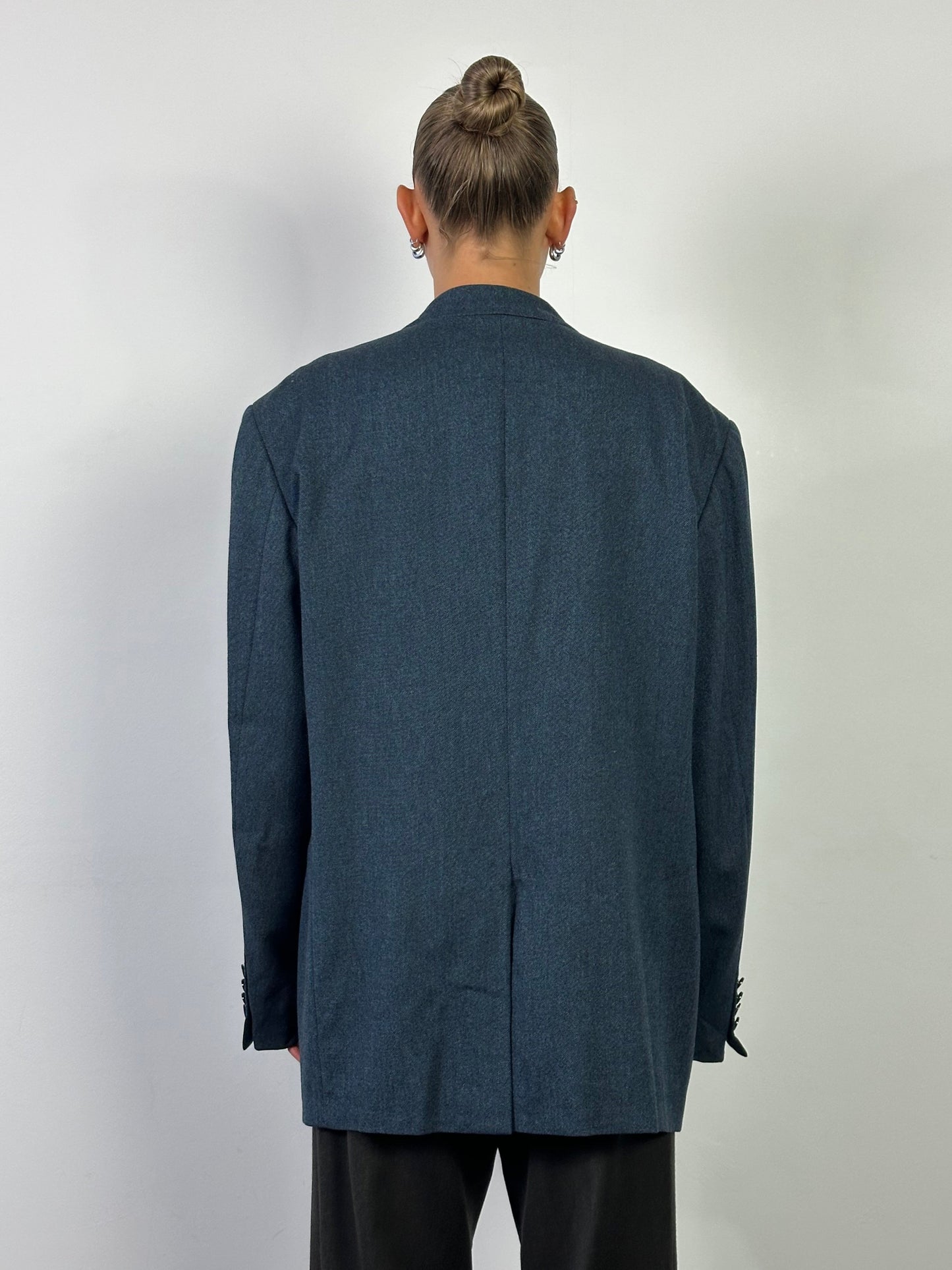 Yves Saint Laurent Rive Gauche 1990s Bespoke Button Blazer - 48R/XXL