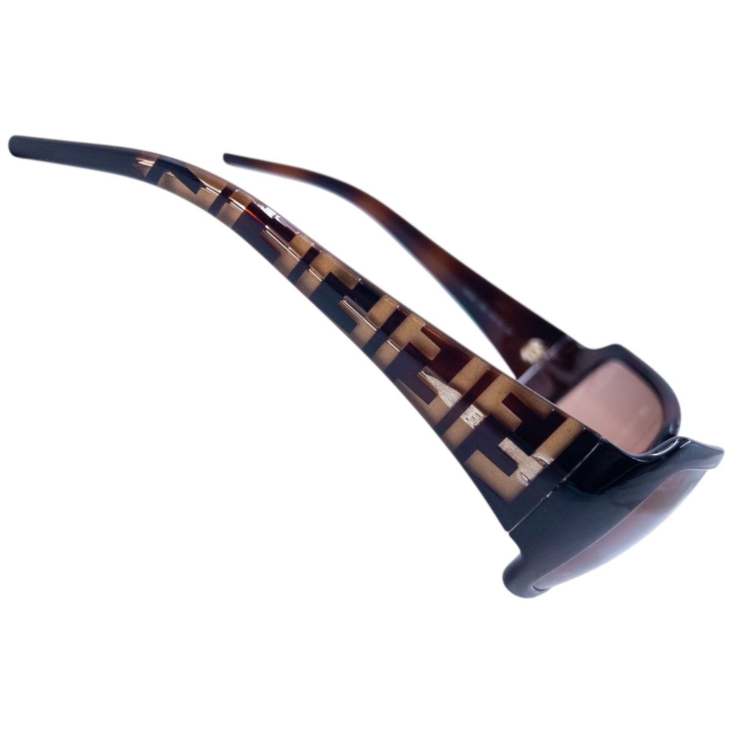 Vintage 2000s Fendi Monogram Sunglasses | O/S, Brown