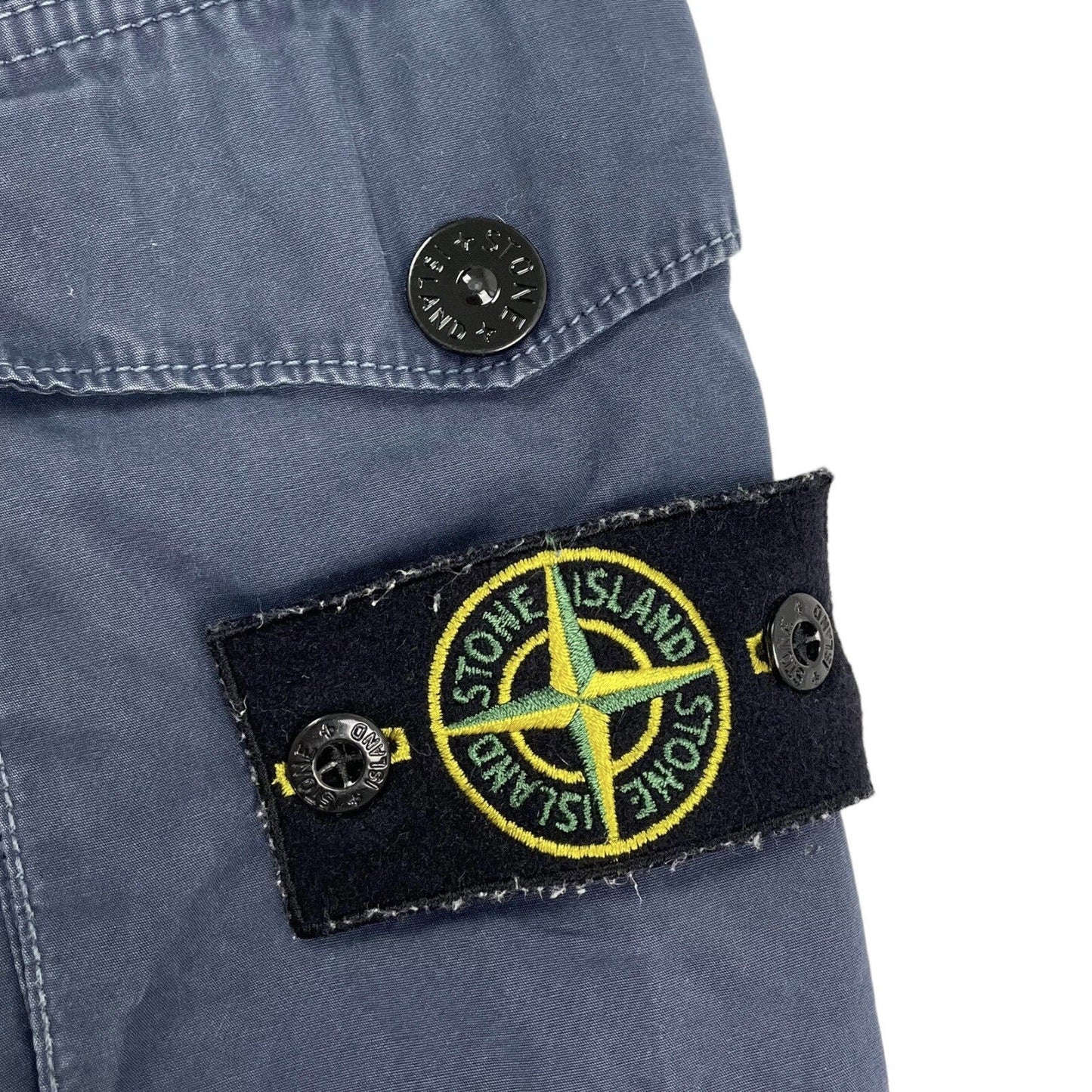 Stone Island Cargo Shorts, Size W28 | Stone island, Blue