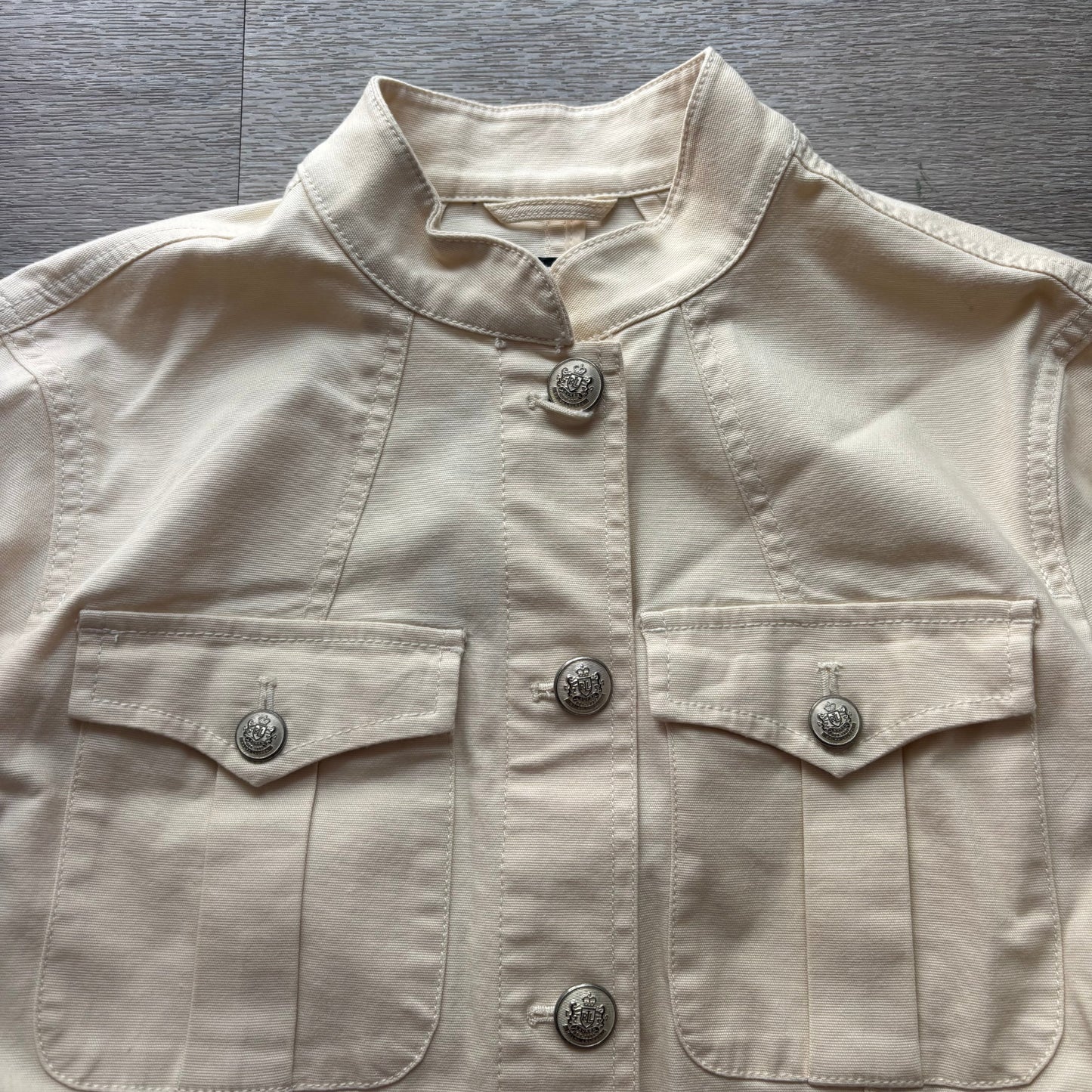 Ralph Lauren Military Jacket | Cream, Cream