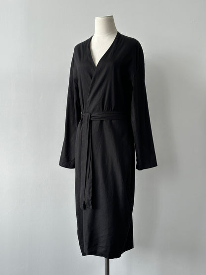 DKNY Linen Minimal Belted Trench Coat - M-L