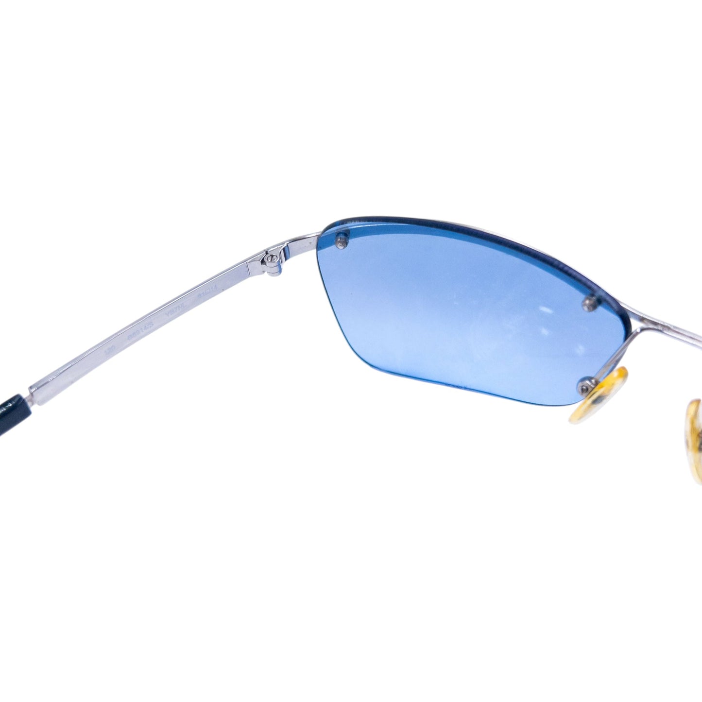 Vintage 2000s Burberry Rimless Sunglasses | O/S, Blue