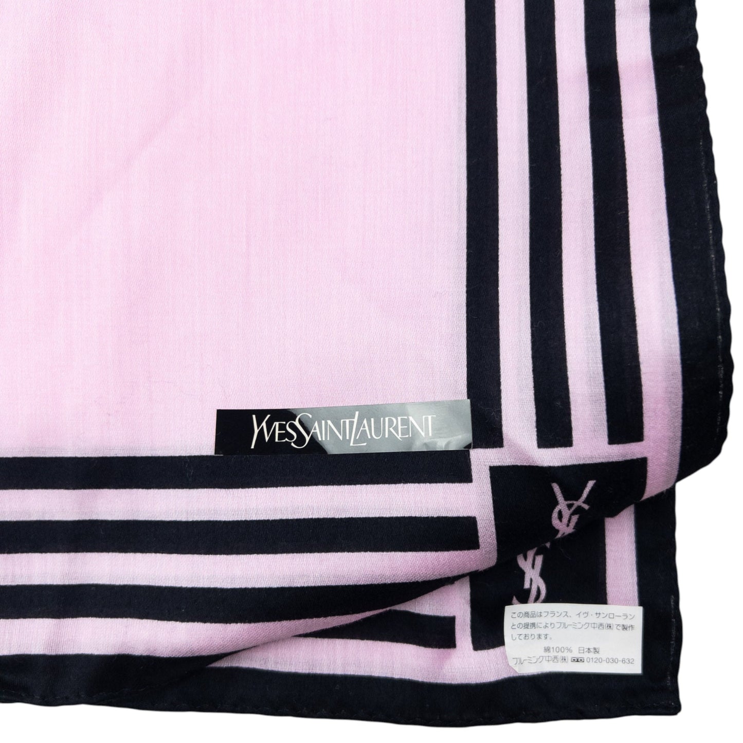Vintage YSL Yves Saint Laurent Silk Scarf | O/S, Pink
