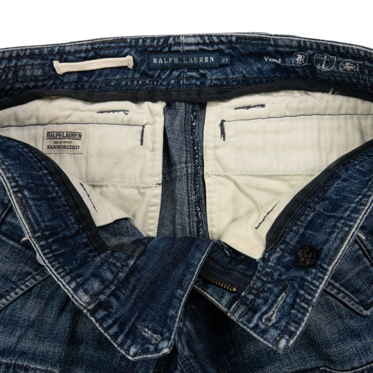 Vintage Ralph Lauren Multi Zip Trousers Size W30