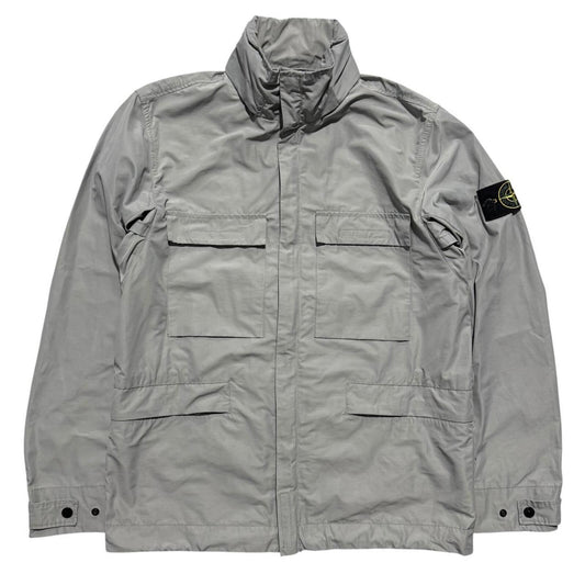 Stone Island 2020 Micro Reps Jacket | Medium, Light Grey