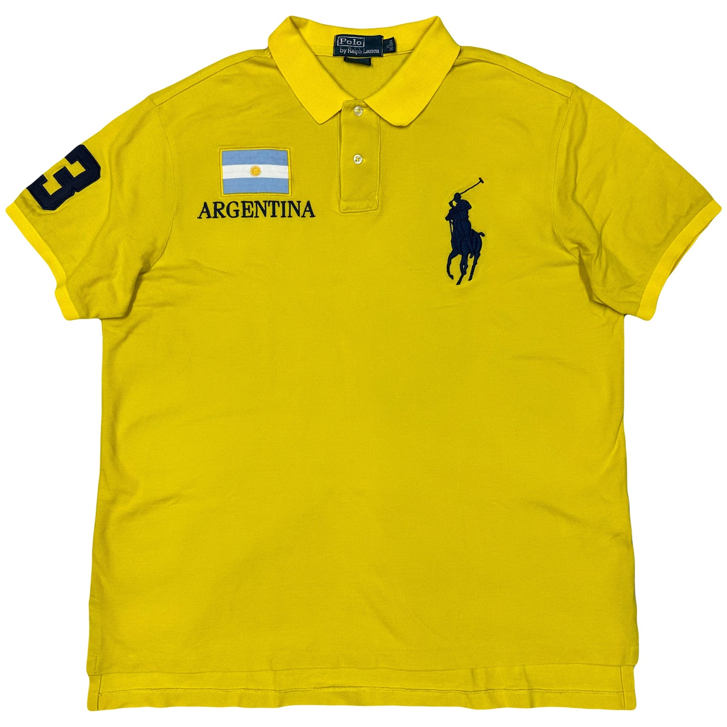 Ralph Lauren Argentina Polo In Yellow ( XL )