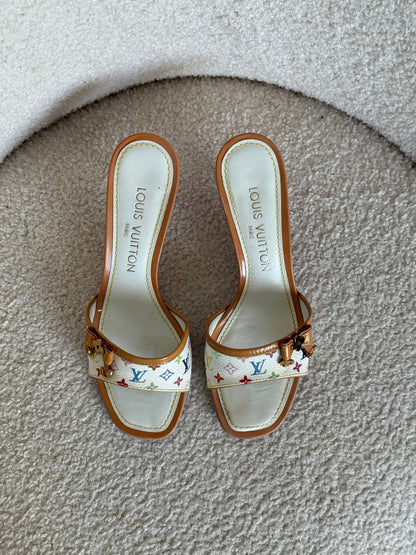 Vintage 2000s Louis Vuitton Takashi Murakami Heels / EU35.5 | DEFAULT TITLE, Multicoloured