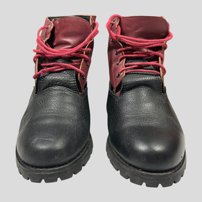 CDG Homme Plus FW10 Vibram Leather Bi-colour Boots - UK7/7.5 | DEFAULT TITLE, Black