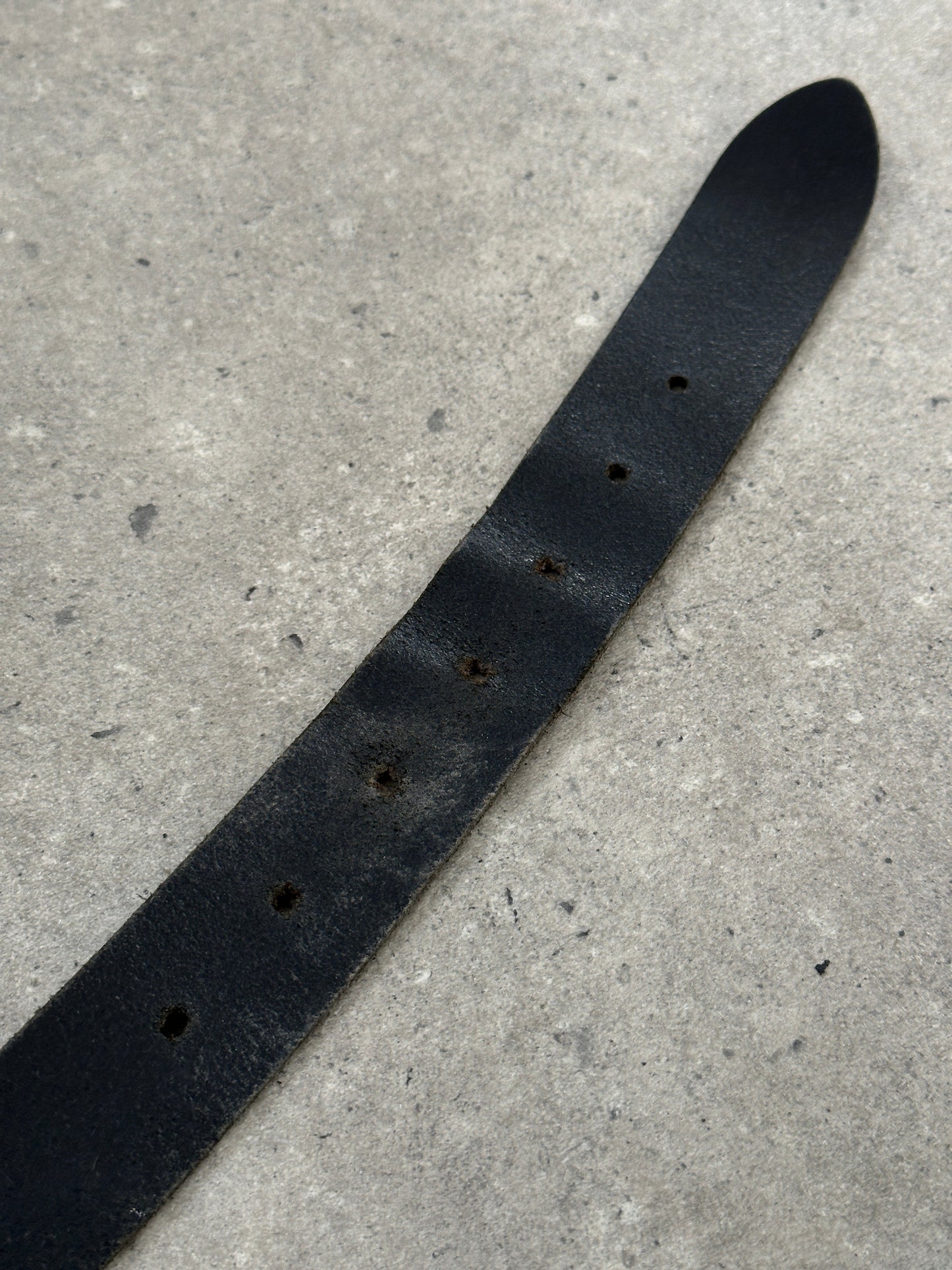 Vintage Chrome Leather Belt W34-38