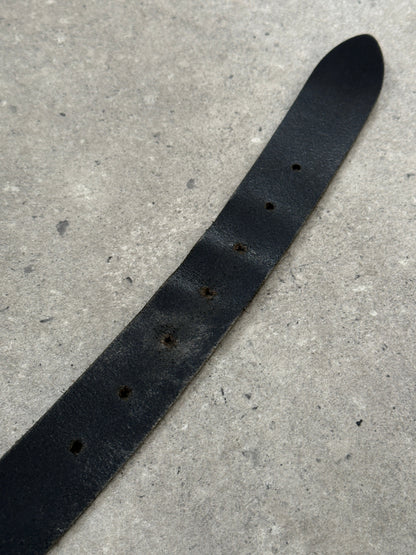 Vintage Chrome Leather Belt W34-38