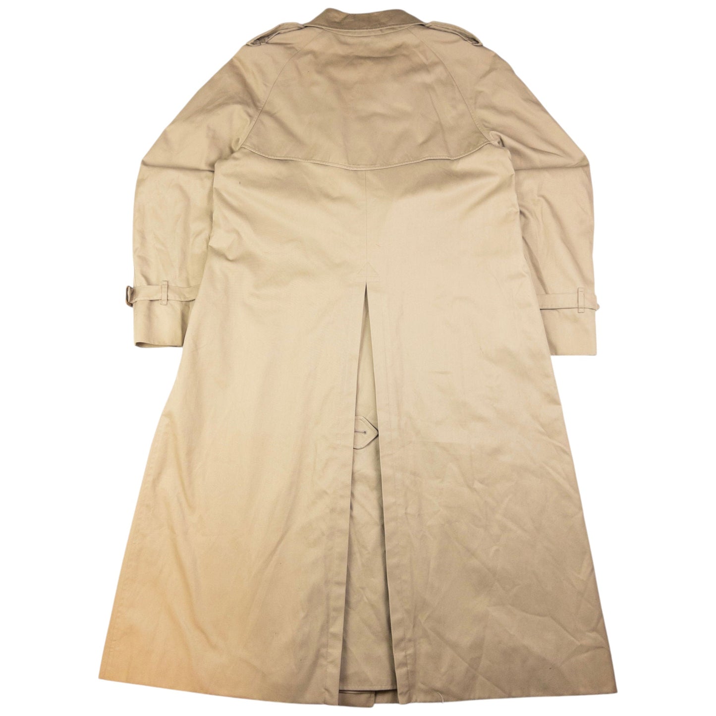 Vintage Burberry Nova Check Lined Trench Jacket Womens Size XL