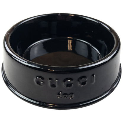 Vintage Gucci Dog Bowl | O/S, Black