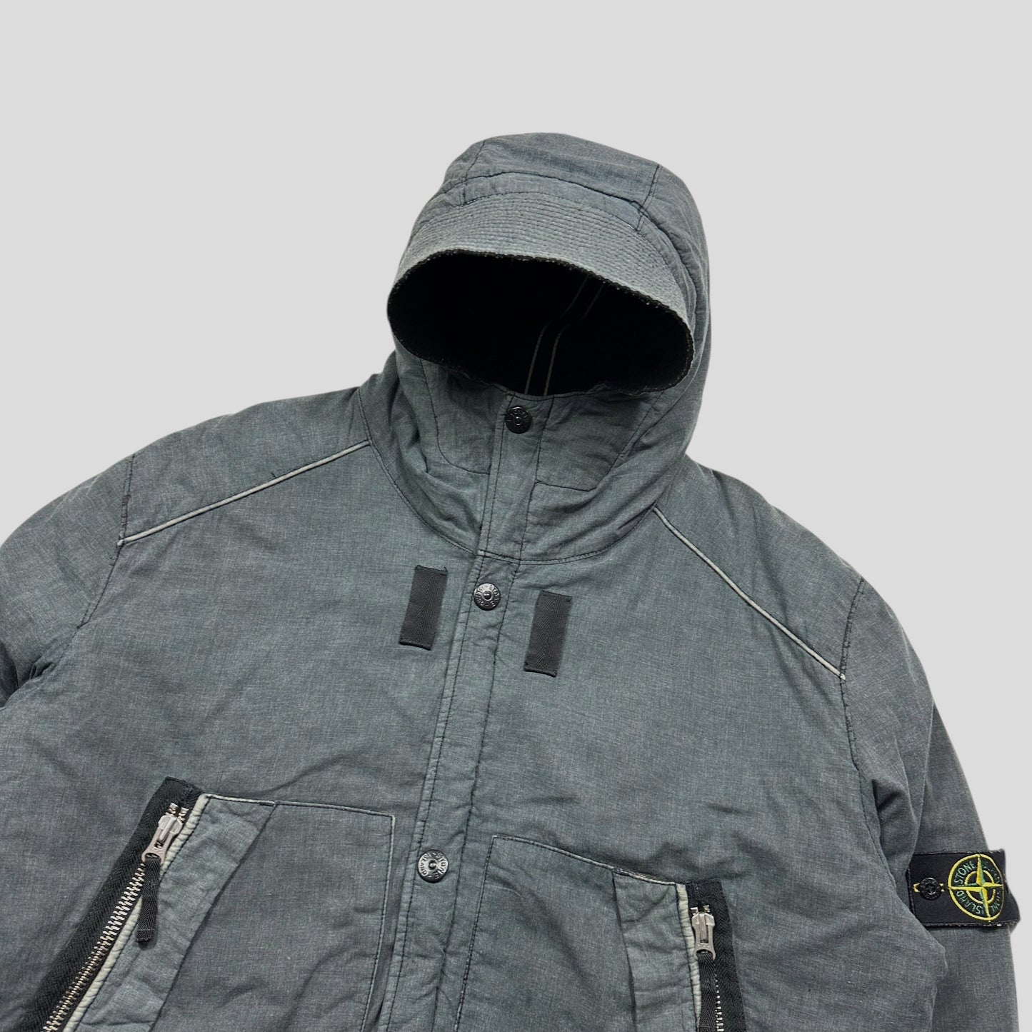 Stone Island AW10 Mussola Gommata Heavyweight Quilted Jacket - XXL