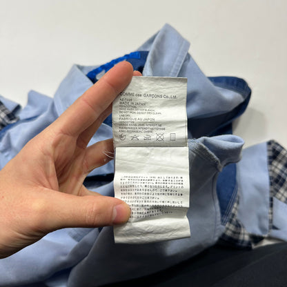 Junya Watanabe x Brooks Brothers 2005 Patchwork Cargo Shirt - M (S) | Blue