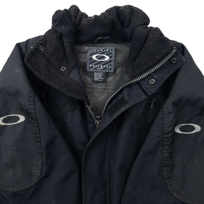 Vintage 90s Oakley Ballistic Zip Up Jacket Size XL | XL, Black