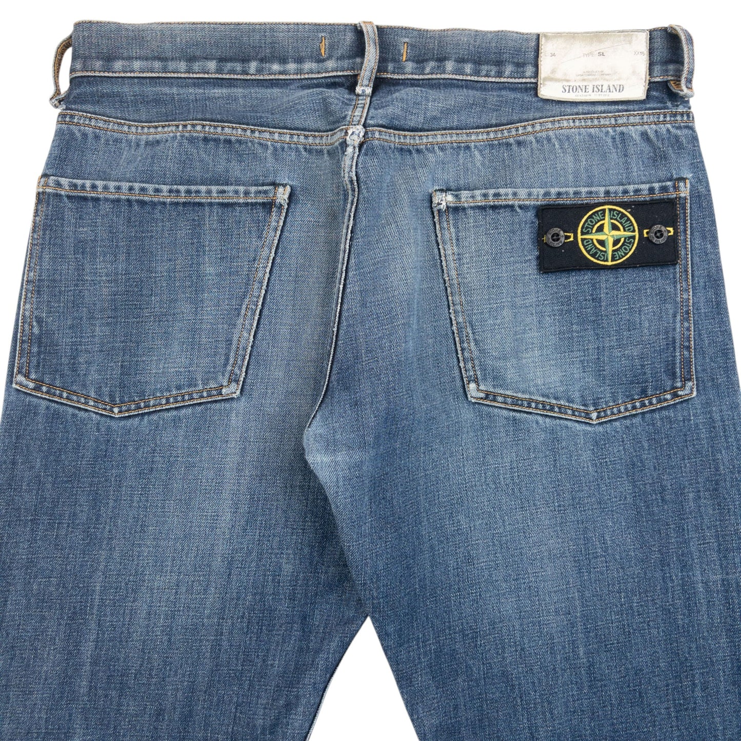 Vintage 2010 Stone Island Denim Jeans Size W34 | W34, Blue