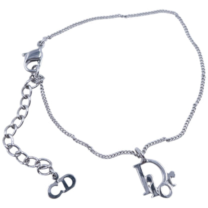 Vintage 2000s Dior Silver Logo Bracelet | O/S, Grey