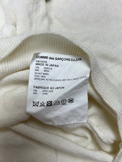 Comme des Garçons 2018 Pom Pom jumper | Cream, Cream
