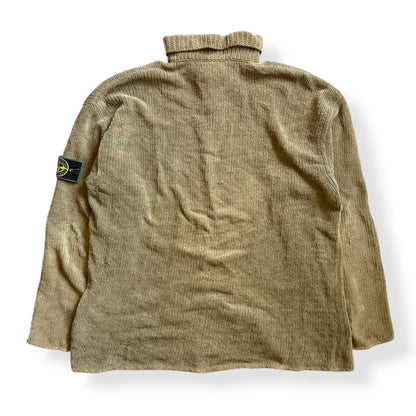 FW1998 Stone Island Chenille Knitted Jumper (L) | Large, Green