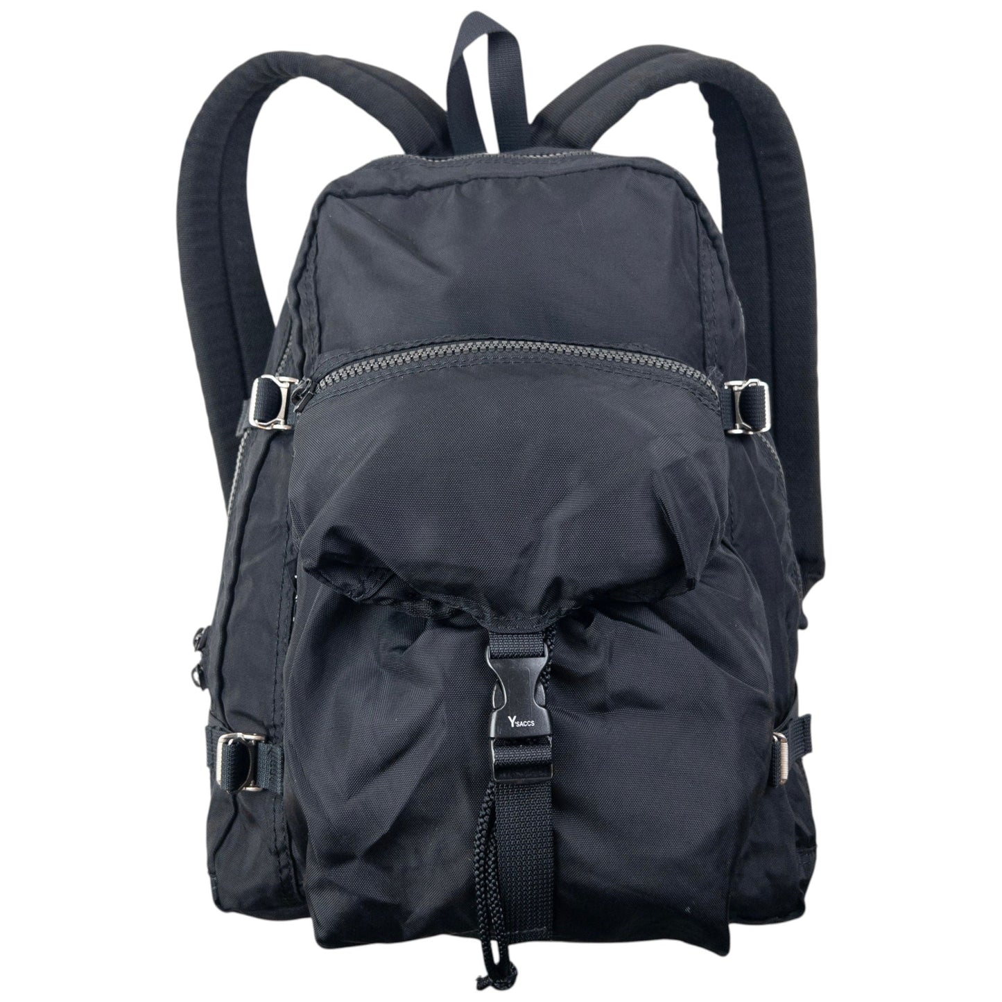 Vintage 90s Y'Saccs By Yohji Yamamoto Cargo Backpack | O/S, Black