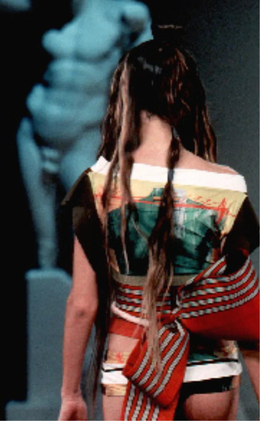 Jean Paul Gaultier S/S 1999 Venus de Milo skirt + top