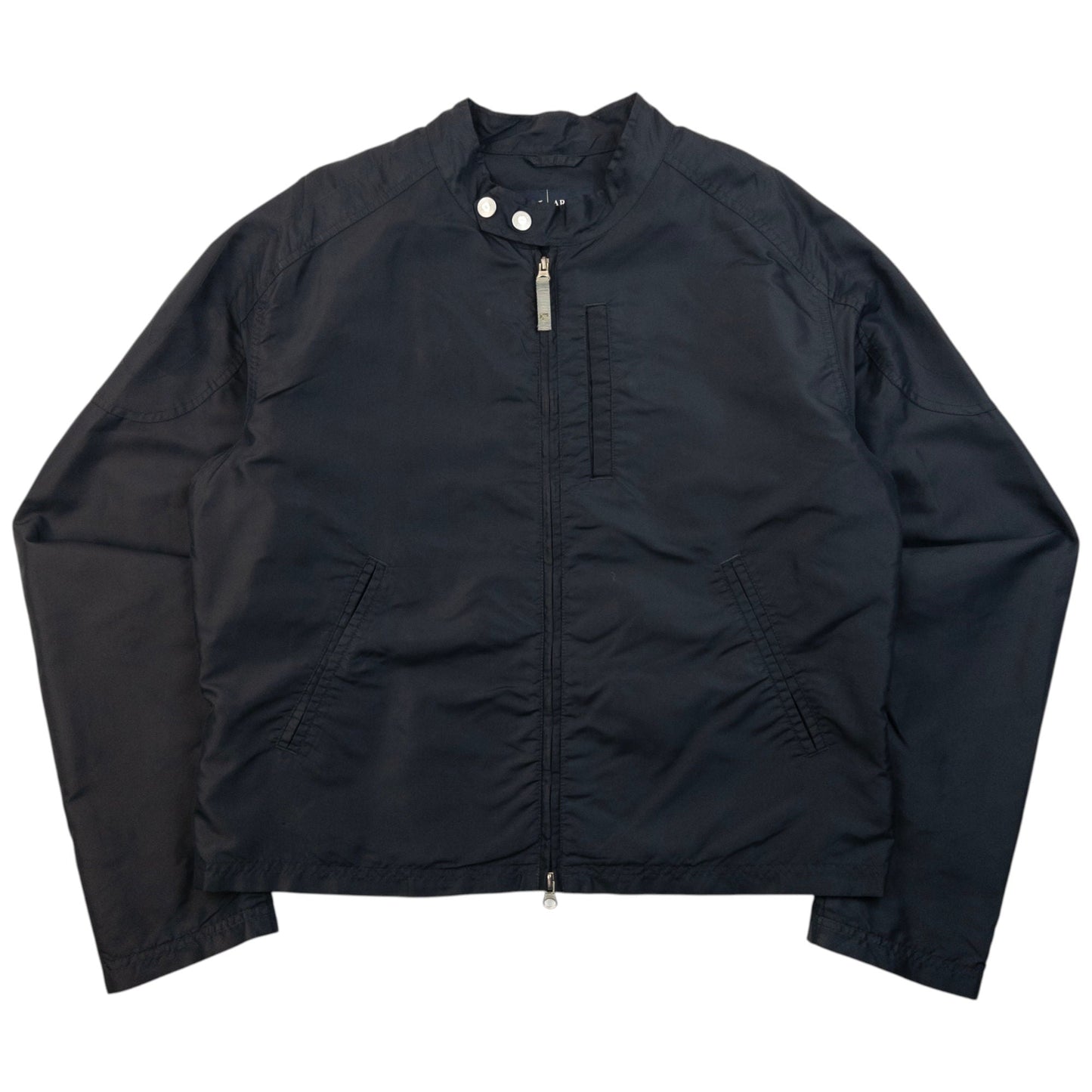 Vintage 2000s Armani Jeans Zip Up Jacket Size S | Small, Black