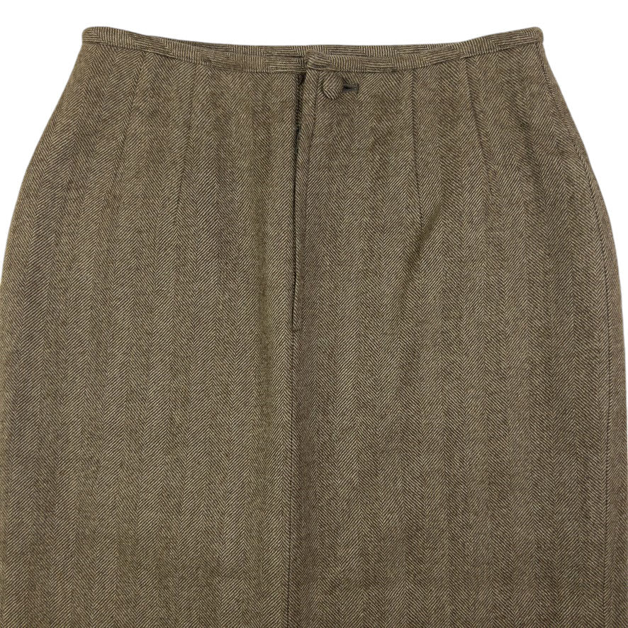 Vintage Jean Paul Gaultier Femme Wool Pencil Skirt Womens Size W24