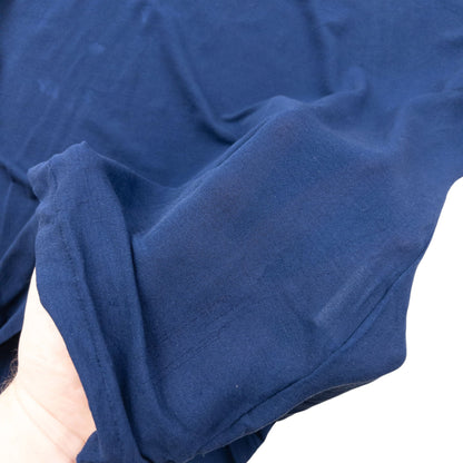 Vintage 90s Yohji Yamamoto Sheer Silk T Shirt Womens Size M | Medium, Navy