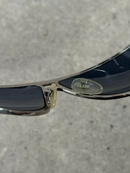 Prada 2000s Aviator Shield Sunglasses