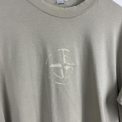 Stone Island Compass Logo T-Shirt Beige (L) | Large, Beige