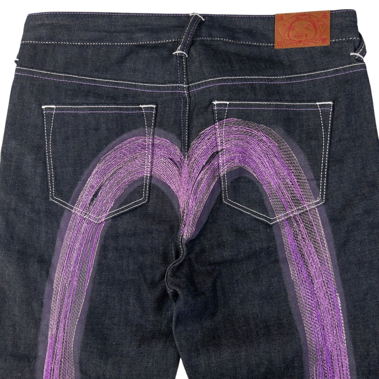 Vintage Evisu Embroidered Daicock Japanese Denim Jeans Size W31