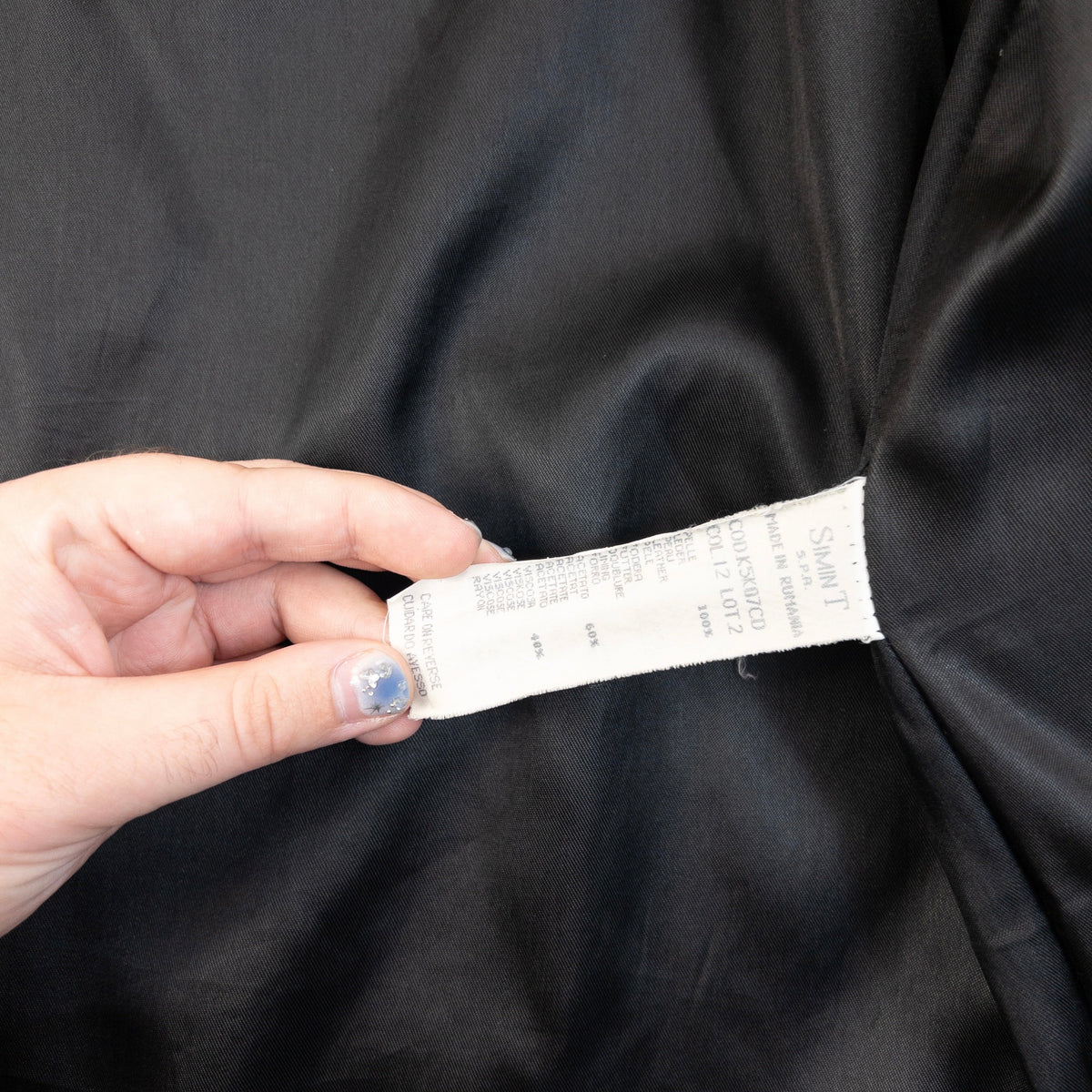 Vintage 90s Armani Jeans Zip Up Leather Jacket Size M | Medium, Black