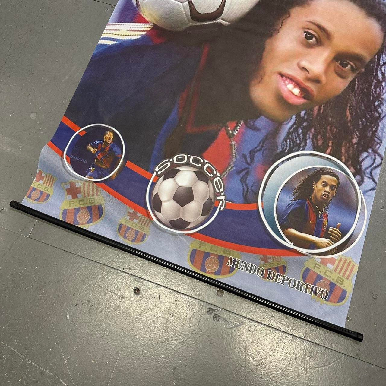 Ronaldinho Barcelona Hanging Poster