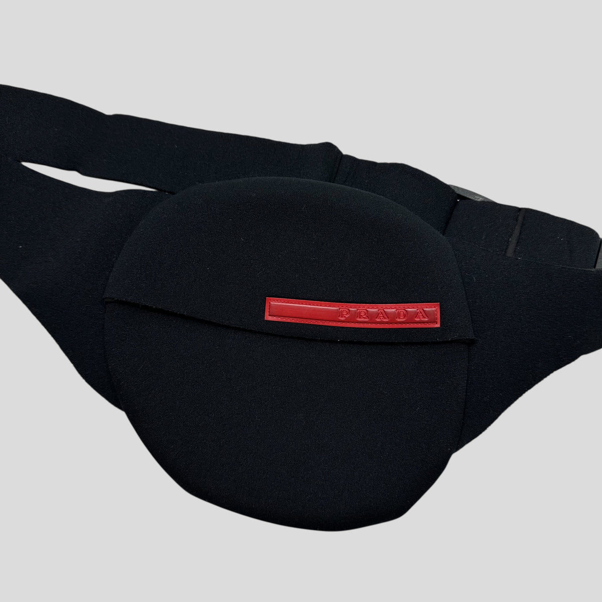 Prada Sport 1999 Neoprene Beltbag | O/S, Black