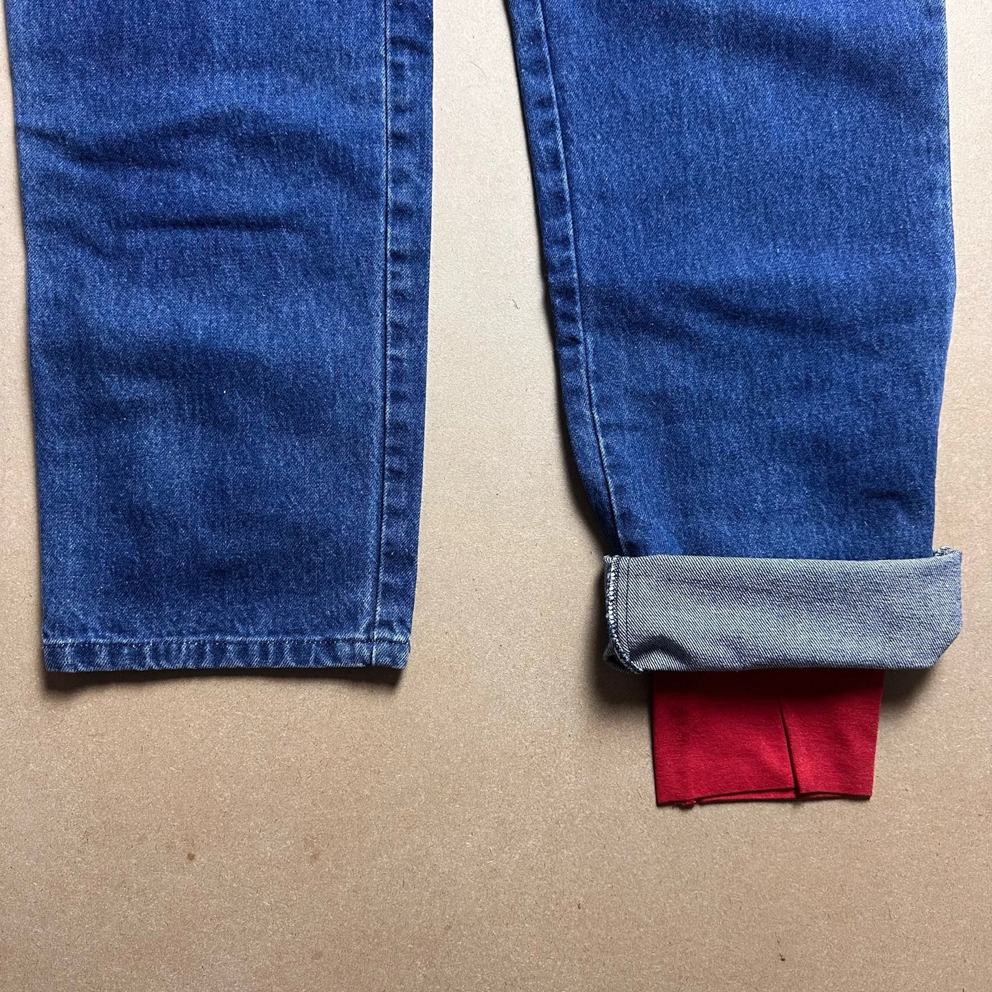 A/W 1988 Double Pant Square Patch Jeans