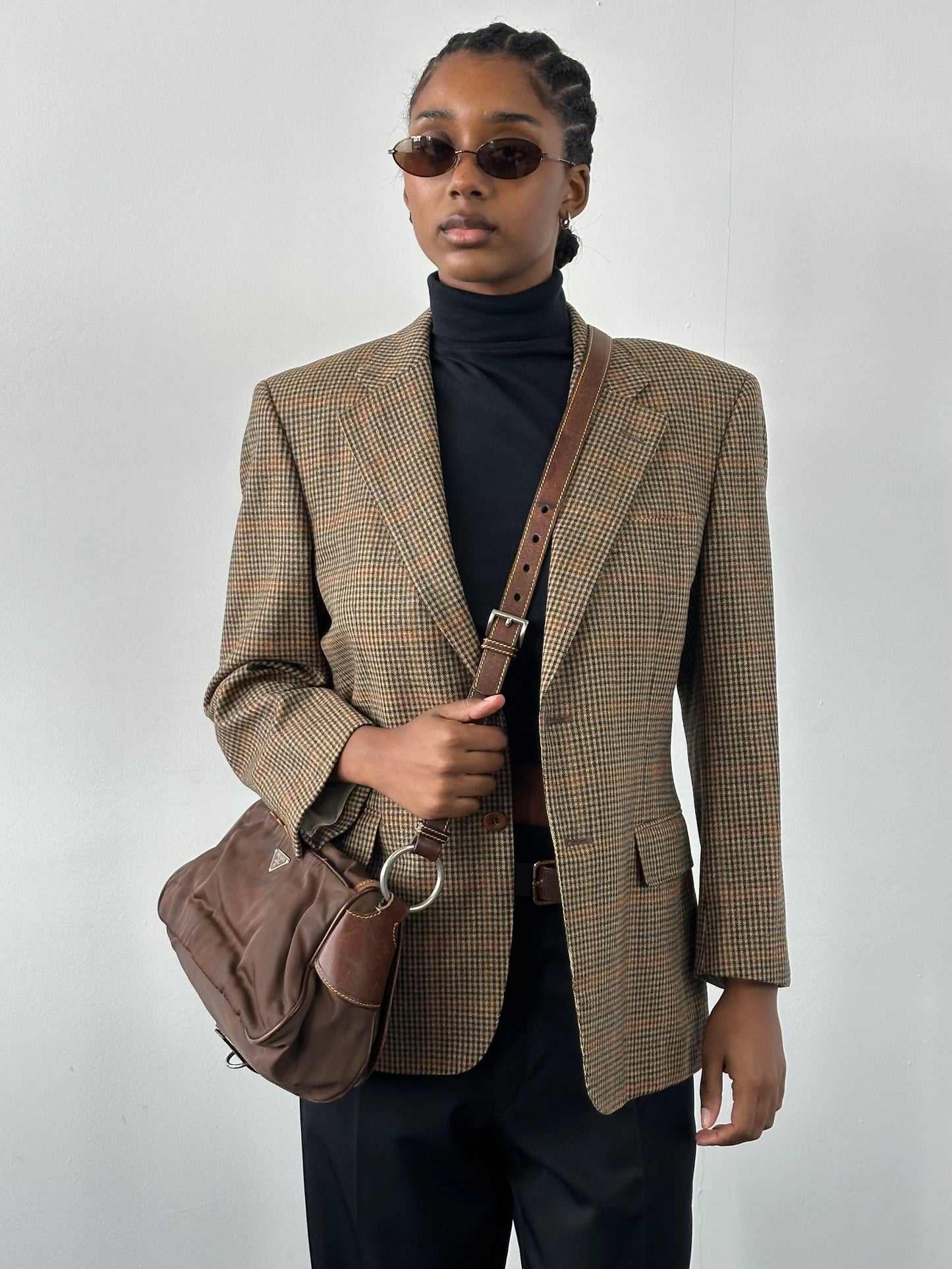 Loyal London x Loro Piana 1990s Pure Wool Check Blazer - 36R/S