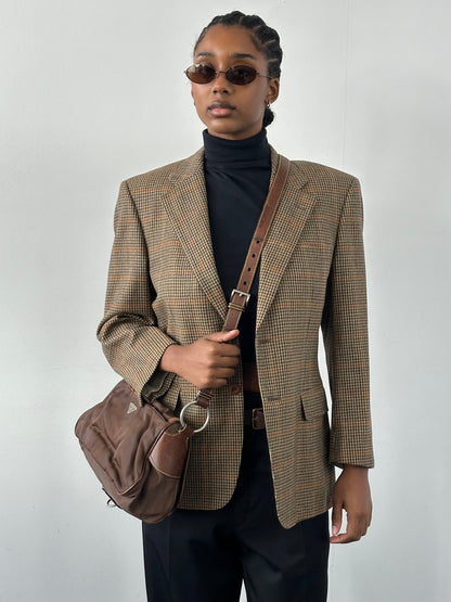 Loyal London x Loro Piana 1990s Pure Wool Check Blazer - 36R/S