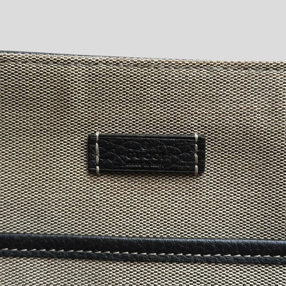 Gucci 00’s Canvas + Leather Crossbody Logo Bag