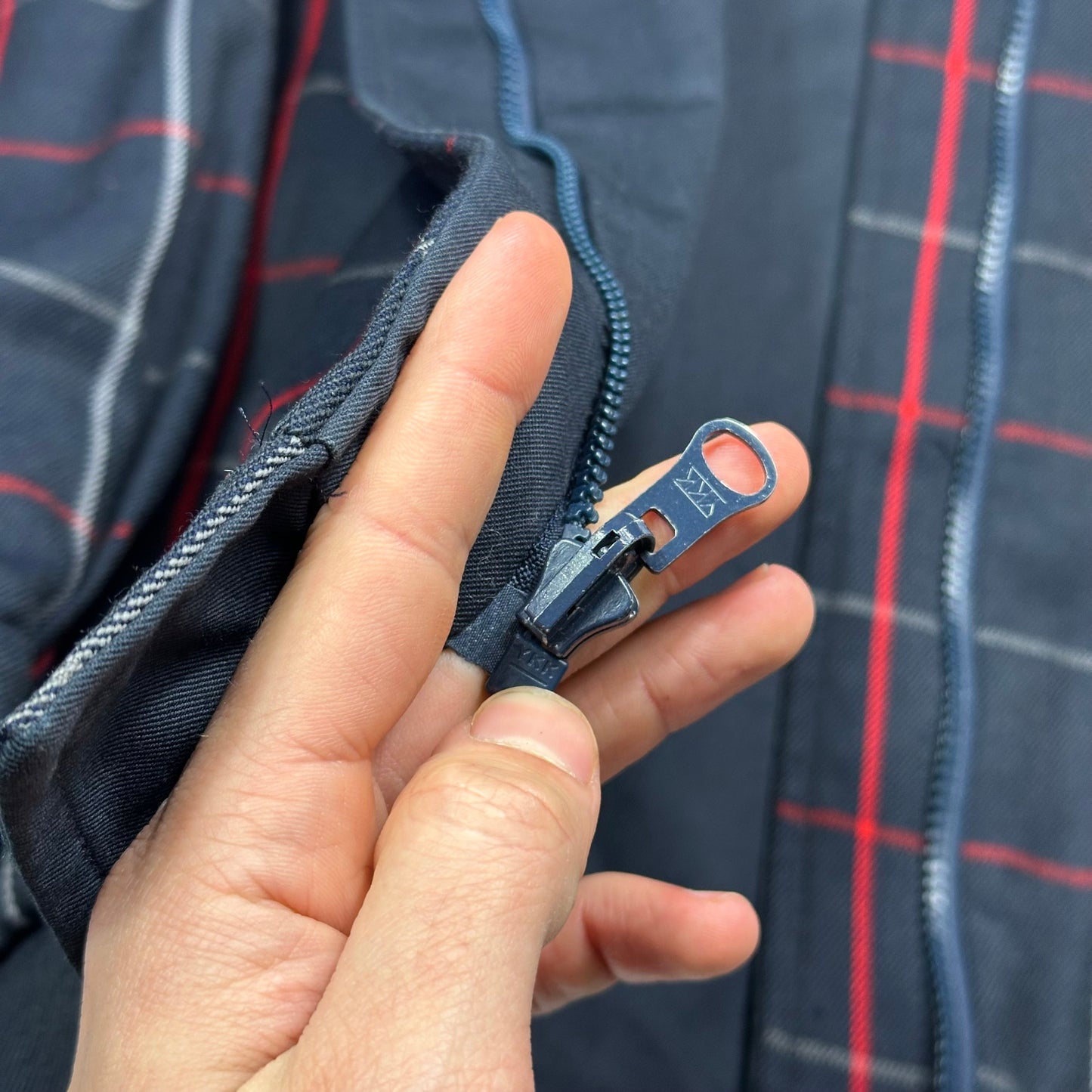 Burberry Sport 90’s Nova Check Wool & Cotton Reversible Harrington Jacket - L