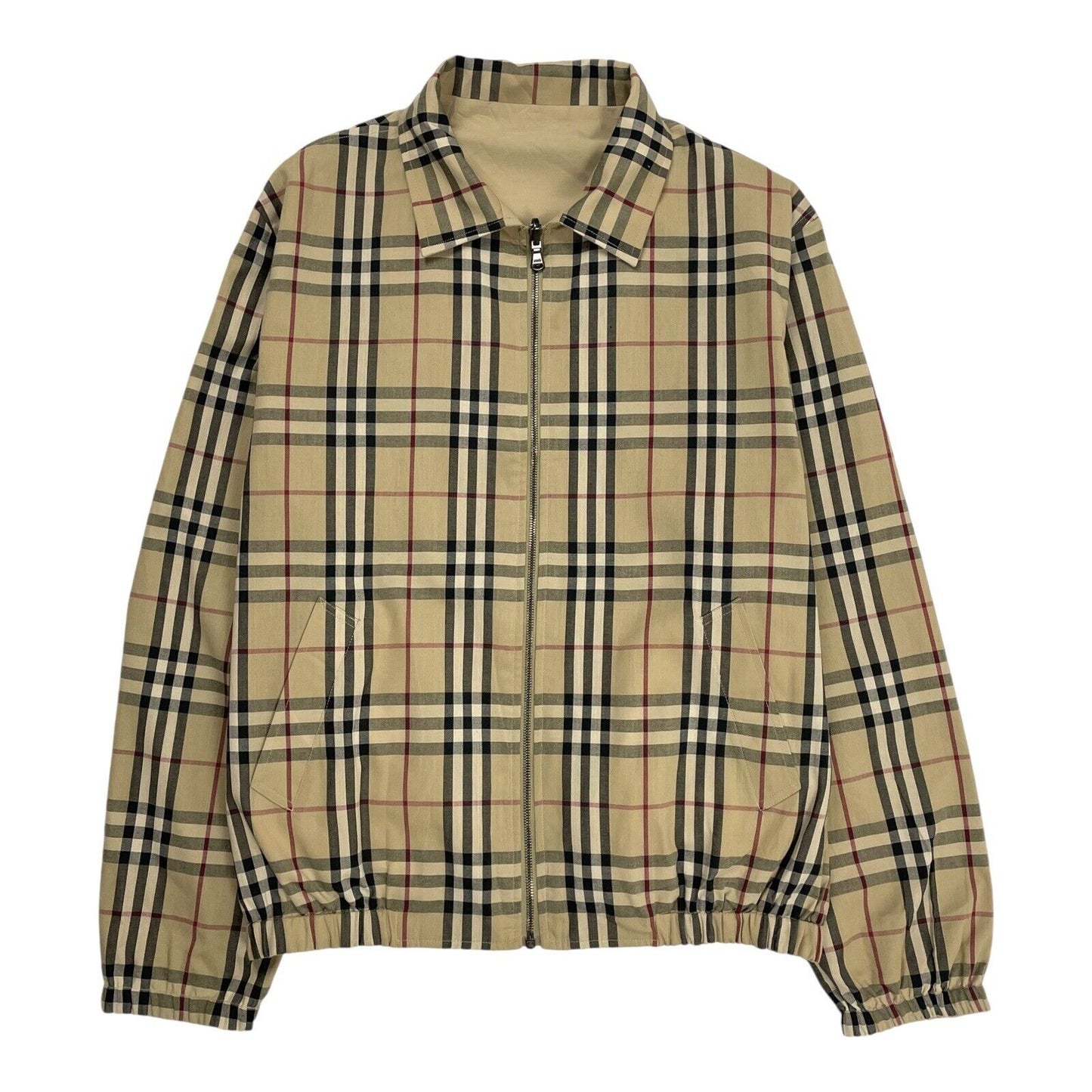Vintage Burberry Nova Check Reversible Jacket, Size Medium | Burberry, Beige