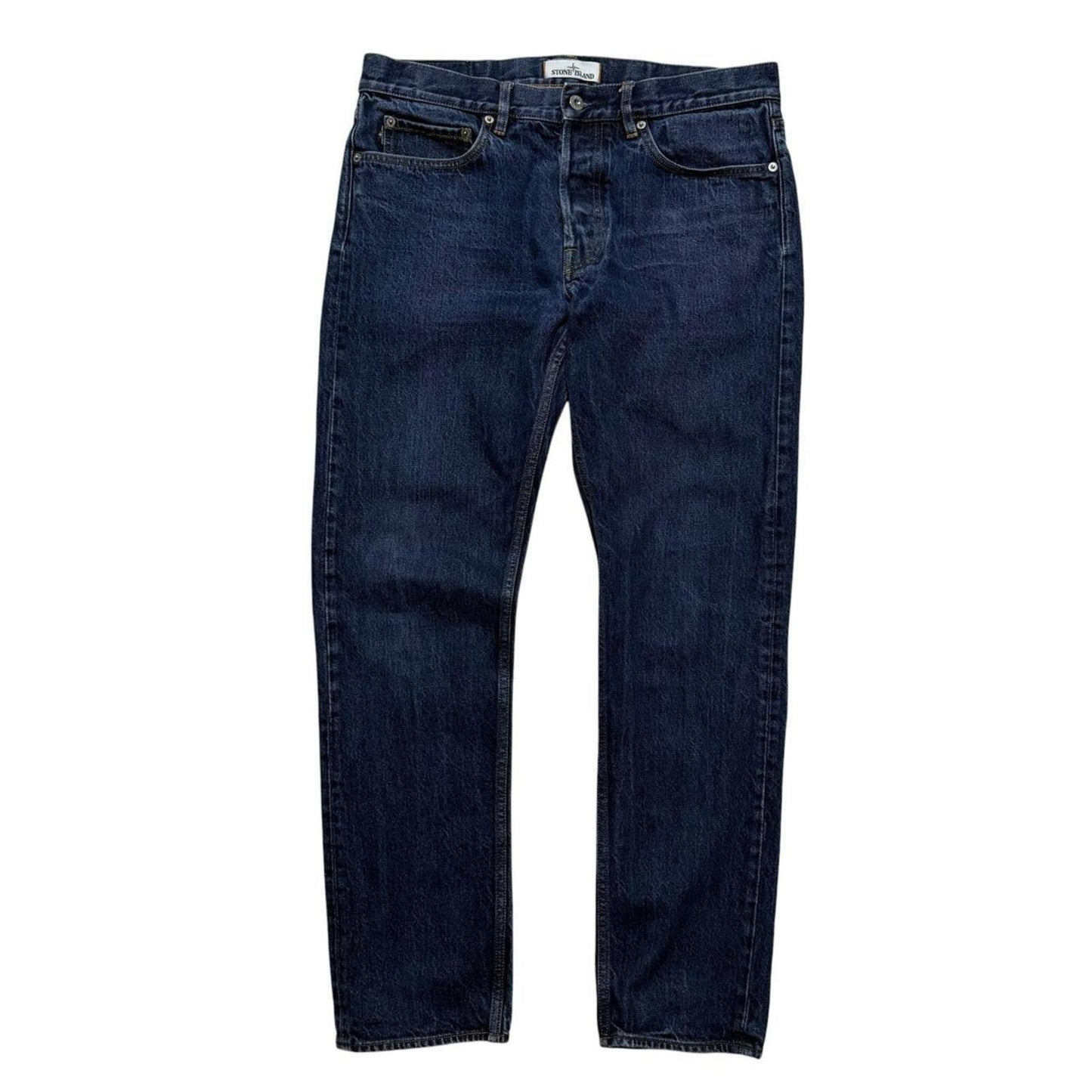 Stone Island Denim Jeans | W34, Dark Blue