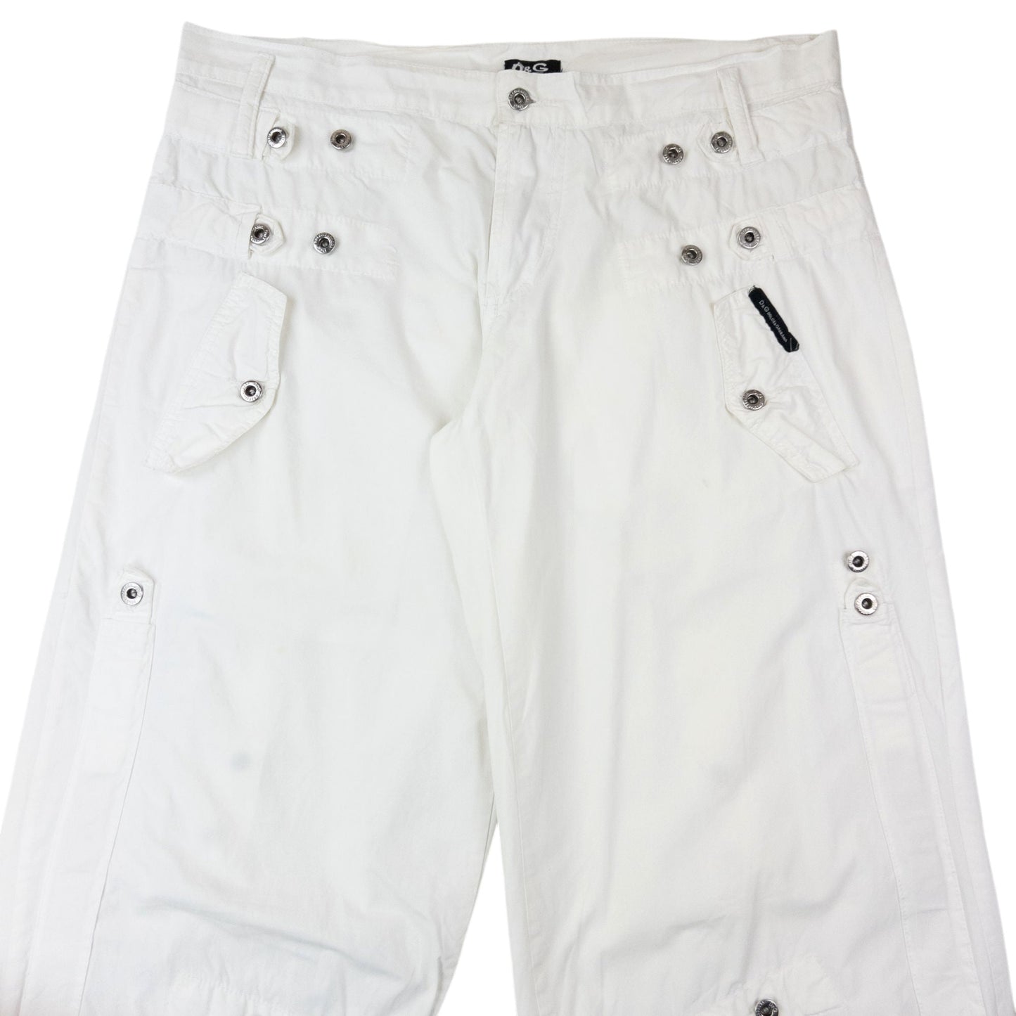 Vintage 2004 Dolce & Gabbana Adjustable Trousers Size W32 | W32, White