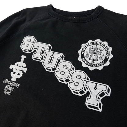 Vintage Stussy International University Graphic Sweatshirt Size S