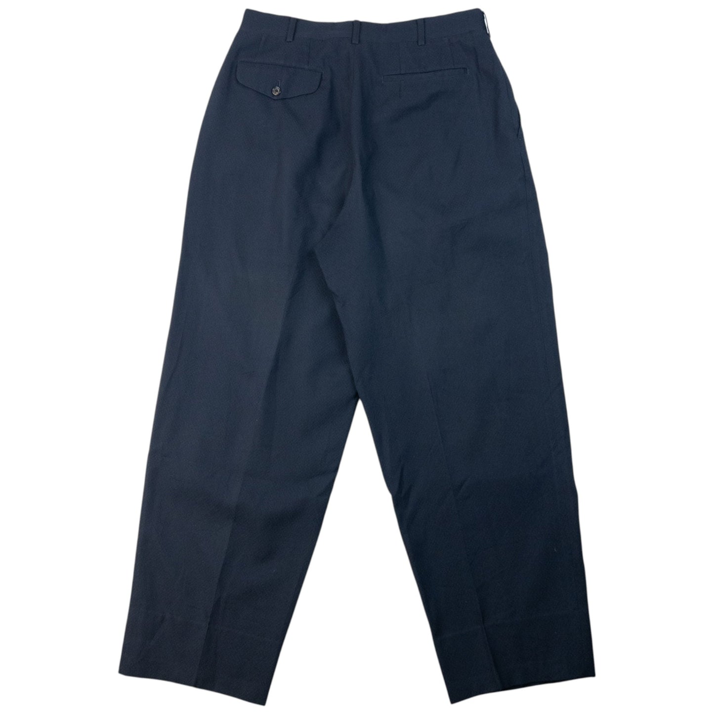 Vintage 1991 Comme Des Garçons HOMME Pleated Trousers Size W31 | W31, Navy
