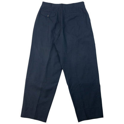 Vintage 1991 Comme Des Garçons HOMME Pleated Trousers Size W31 | W31, Navy