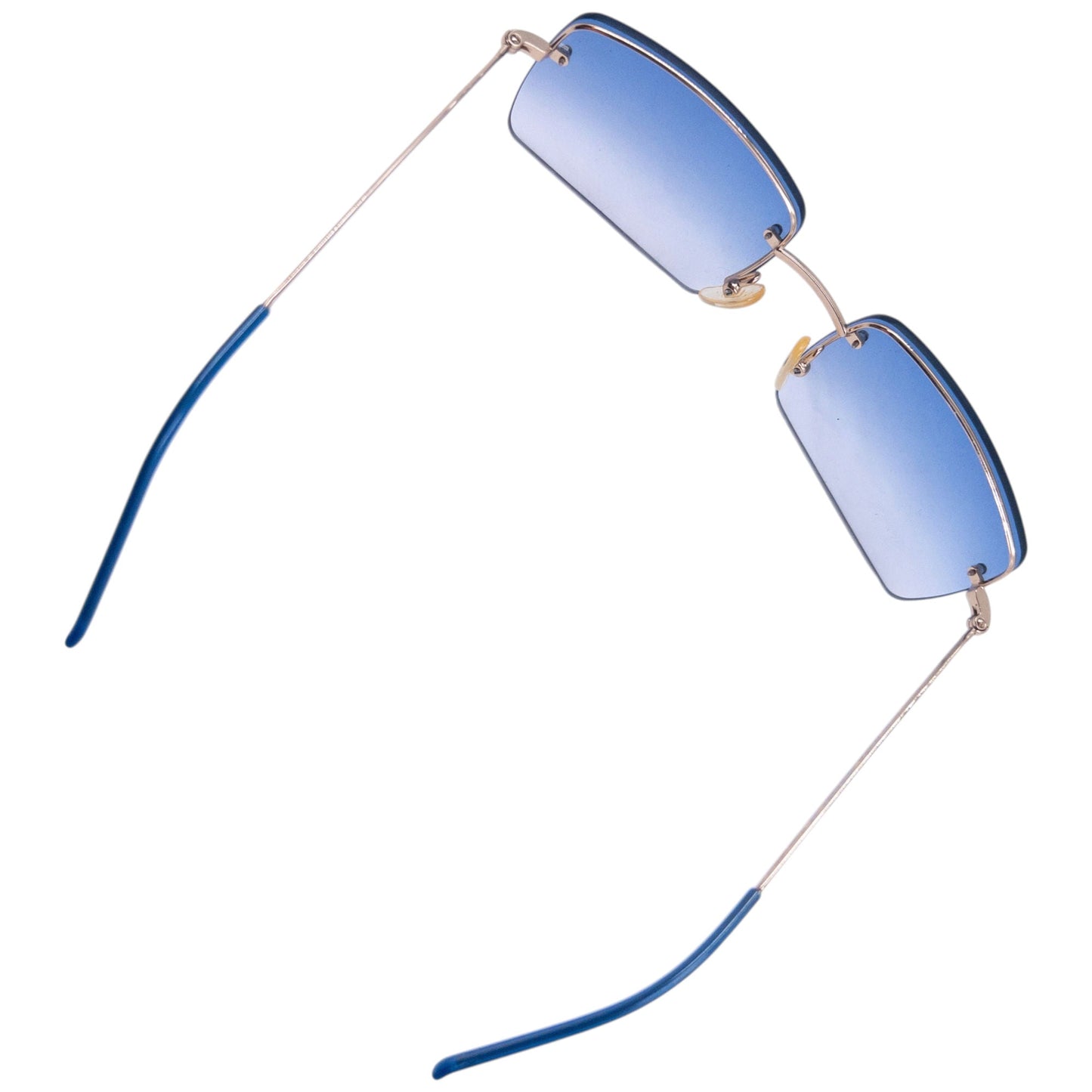 Vintage 2000s Gucci Rimless Sunglasses | O/S, Blue
