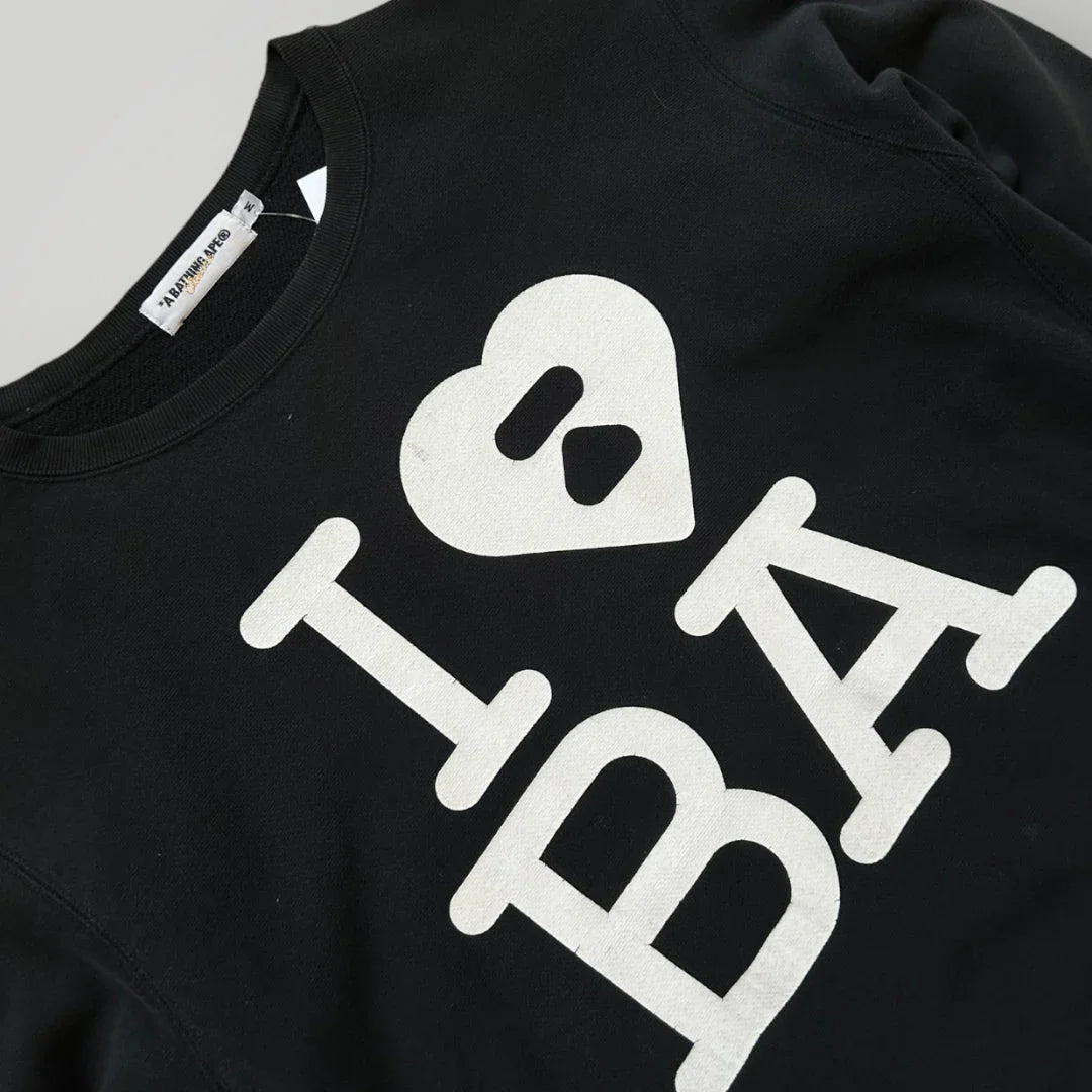 Bape ‘I love Bape’ 2008 Sweatshirt M