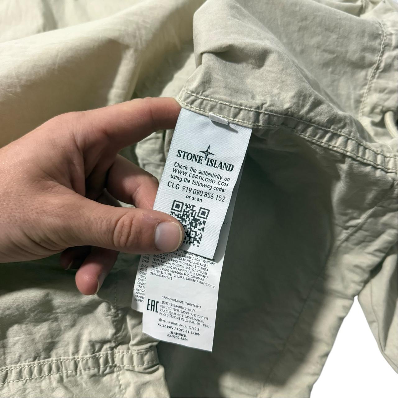 Stone Island Pullover Ghost Smock Jacket | Medium, Beige
